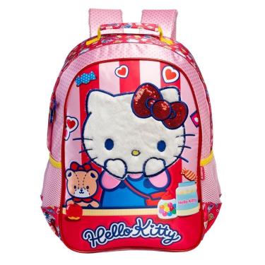 Imagem de Mochila Escolar Infantil G Hello Kitty Plush - Xeryus-Feminino