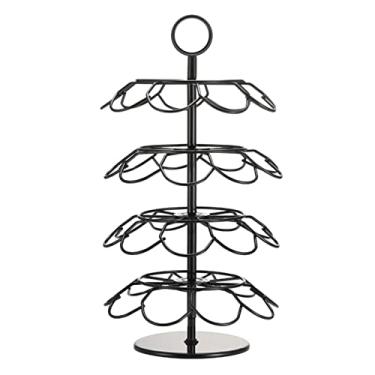 Imagem de Suporte Rotativo para Cápsulas de Café Iron Coffee Pod Holder Organizador Armazenamento Compatível com 36 Robusto e Econômico em Espaço Cozinha Escrit