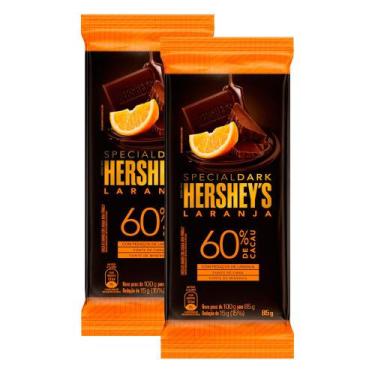 Imagem de Kit 2 Chocolate Hershey's Special Dark Laranja 85g