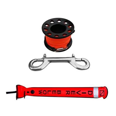 Imagem de Lljsszr Guia para Carretel de Mergulho + Bóia de Superfície, Acessórios para Exercícios Aquáticos, Preto