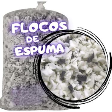 Imagem de Flocos de Espuma Enchimento Travesseiro Puff Almofada Antialérgica Fênix