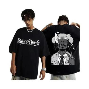 Imagem de Camiseta Masculina Oversized Com Estampa Gráfica Do Snoop Dogg, Moda D