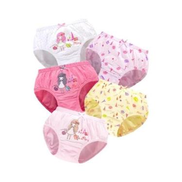 Imagem de Calcinhas De Algodão Para Meninas Com Estampa De Gato HelloKitty, Paco