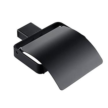 Imagem de 3FLQOOPP Acessórios de banheiro conjunto de ferragens de aço inoxidável preto fosco suporte de escova de dentes suporte de escova de dentes barra de toalha prateleiras de banho, saboneteira quadrada