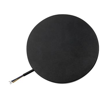 Imagem de Diydeg Luminária de Parede LED, 5,91 pol. 12 W 360° Luz Quente Lâmpada Eclipse Moderna para Montagem Em Parede Arandela para Pátio, Varanda, Luz para Porta Frontal, Arandela Redonda (Círculo de