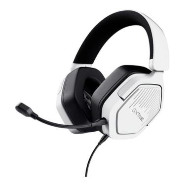 Imagem de Headset Gamer GXTrust 492W Carus, Multiplataforma, P3, Microfone Destacável, 3.5mm, Branco - 25448-Unissex