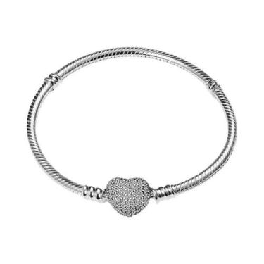 Imagem de Pulseira Feminina De Prata Esterlina 925 Com Pingente De Borboleta Do 