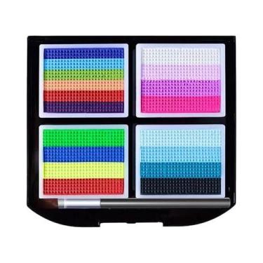 Imagem de Kit De Pintura Facial De Halloween: Ferramentas Solúveis Em Água Para 