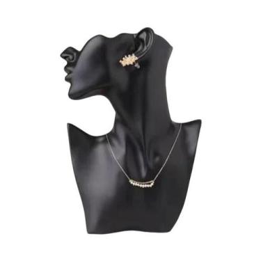 Imagem de Suporte Expositor De Joias Em Resina: Busto Para Colares, Pulseiras E 