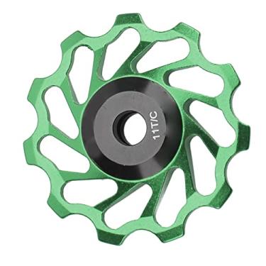 Imagem de ZJchao Polia do Desviador Traseiro de Bicicleta, Roda de Alumínio Durável 11t para Bicicleta de Estrada , Rolo Guia de Cerâmica Adequado para Pilotos de 8 a 11 Velocidades (#4)