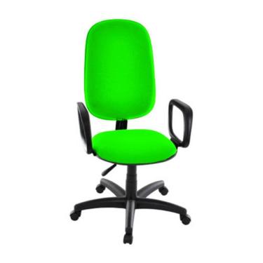 Imagem de Cadeira Presidente Para Escritório Com Braços Linha Uno Verde