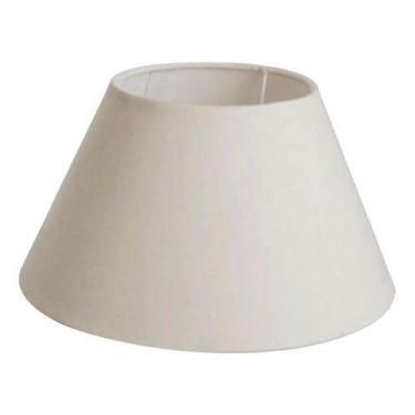 Imagem de Cupula para Abajur luminaria 30x50x20cm tecido algodão soquete Naciona