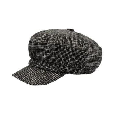 Imagem de Chapéu Cokê Unissex - Chapéu Octagonal Vintage para Outono/Inverno, Pr