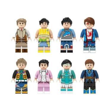 Imagem de Figuras Miniaturas Para Crianças, Blocos De Montar, Bonecos Humanoides