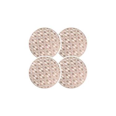 Imagem de Jogo Americano Rose Gold 38cm Kit 4 Rafimex