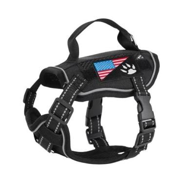 Imagem de Coleira Tática Para Cães Pequenos E Gatos, Colete Ajustável Em Malha M