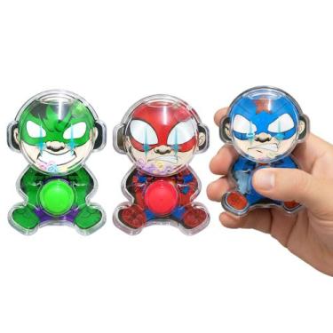 Imagem de 3 Brinquedo Aquaplay Argolas Aranha Herói p/ Sacola Surpresa - Importu