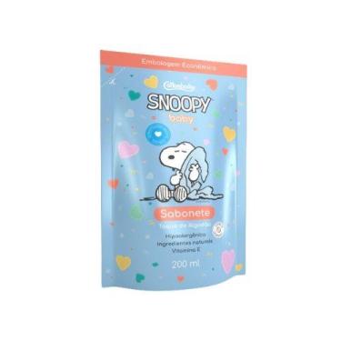 Imagem de Sabonete liquido cottonbaby snoopy refil 200ml toque algodão