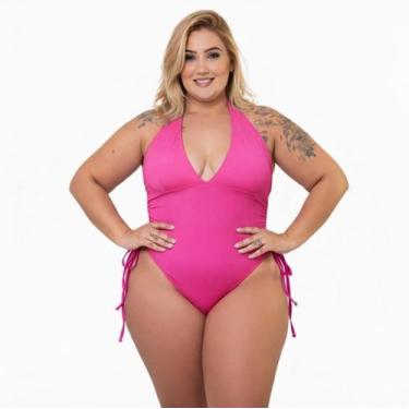 Imagem de Maiô Moda Praia Modelador Ajustável Plus Size - Luh Godinho