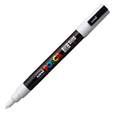 Imagem de Caneta Posca Uni Ball PC-3M Branco