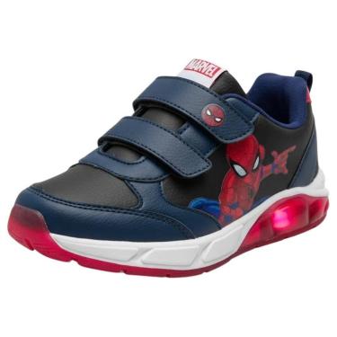Imagem de Tenis Infantil Menino Conforto Solado Luz Marvel Spider-Man-Masculino