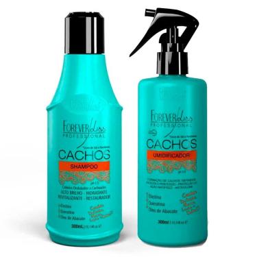 Imagem de Kit Cachos Shampoo e Umidificador Forever Liss