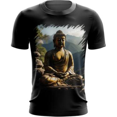 Imagem de Camiseta Dryfit Estátua de Buda Iluminado Religião 12 - Kasubeck Store