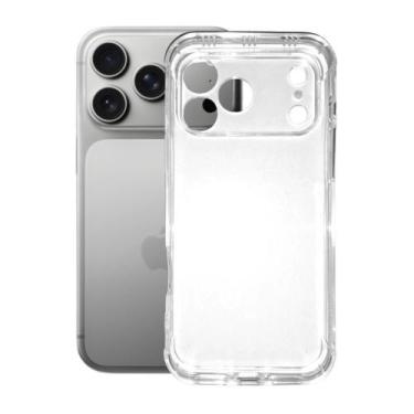 Imagem de Capinha Anti Impacto Transparente Lisa Para iPhone 17 - Dexin, Pro