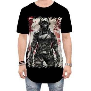 Imagem de Camiseta Longline Ciborgue Ninja Robô Espreita 10 - Kasubeck Store®, G