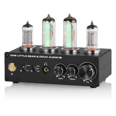 Imagem de Pré-amplificador fono de tubo de vácuo Douk Audio T9 Toca-discos estér