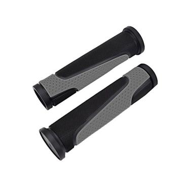 Imagem de Manopla para Bicicleta Gta Ergonômica Anatômica para Mtb em Borracha TPR Preto e Cinza...