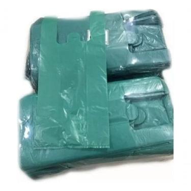 Imagem de Sacola Plástica Reciclada 45x60 Pacote 1KG para Embalagens Diversas Reforçada Azul, Ver...