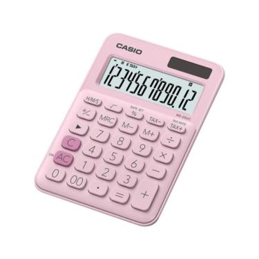 Imagem de Calculadora De Mesa Casio Ms20uc 12 Dígitos Rosa Claro