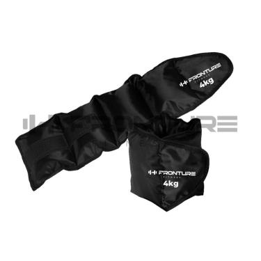 Imagem de Caneleira de Peso 4kg Par para Tornozelo Musculação Ginástica Exercícios Profissional N...