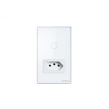 Imagem de Tomada Inteligente ETS 2001 Wi-Fi 10 a com Controle por Aplicativo e Voz Branco Intelbras