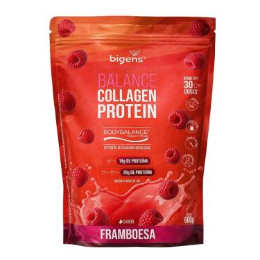 Imagem de BIGENS BALANCE COLLAGEN PROTEIN 600G FRAMBOESA-Unissex