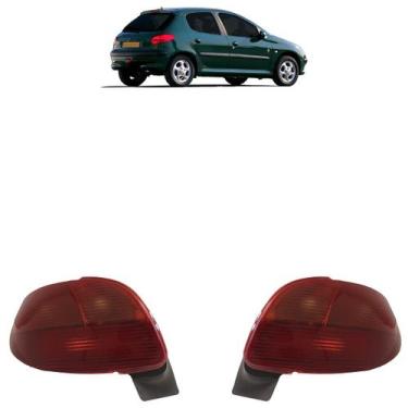 Imagem de Lanterna Traseira 206 1998 A 2003 - Automotive Imports, Direito + Esqu