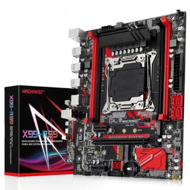 Imagem de Placa-Mãe X99 com Suporte Xeon E5 V3/V4 - LGA 2011-3 - DDR4 - Quatro C