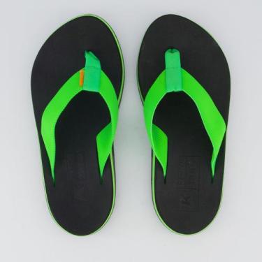 Imagem de Chinelo Kenner Legend Pro Preto e Verde, 39