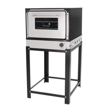 Imagem de Forno Industrial á Gás Com Pé Bravo Brfp Cinza Venâncio