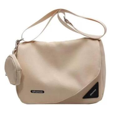 Imagem de MODIVA Bolsa Tiracolo Escolar Impermeável em Tecido Oxford  Grande Cap