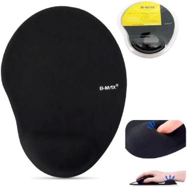 Imagem de Mouse Pad Com Apoio Para Pulso Gel B-max 22x26x1.5 Preto