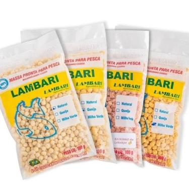 Imagem de 3 Pacotes de Isca Pronta para Pesca de Lambari - Queijo, Milho Verde e