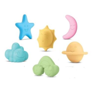 Imagem de Coleção Ânime Céu 6 Itens Banho Com Ventosa - Omg Kids