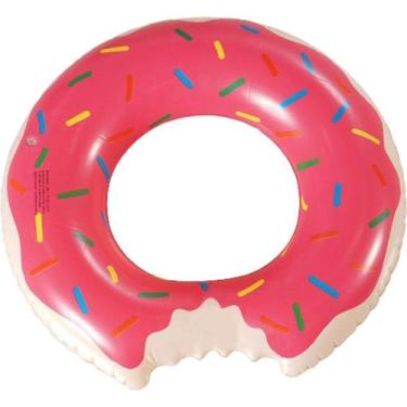 Imagem de Boia Redonda Donuts Infantil 80cm - Bene Casa, Rosa
