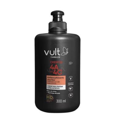 Imagem de Creme Para Pentear Ultra Nutritivo Cabelos Crespos 4A a 4C 300ml - VUL