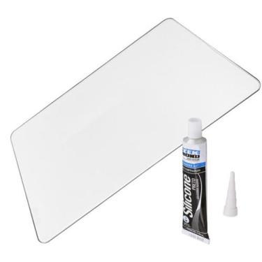 Imagem de Vidro para forno philco pfe46 46l 42l com cola silicone, PFE46B PFE46V