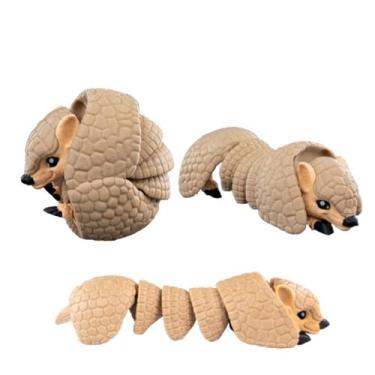 Imagem de Tatu Articulado Fidget Sensorial  Brinquedo Educativo Fofo e para Cria