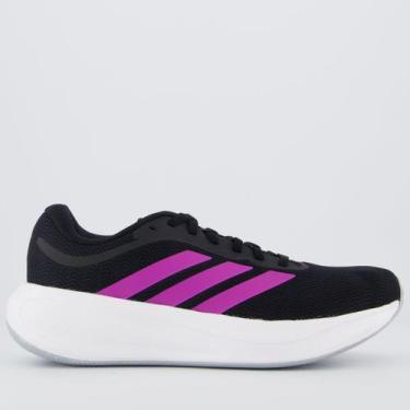 Imagem de Tênis Adidas Response Runner 2 Preto e Rosa, 44