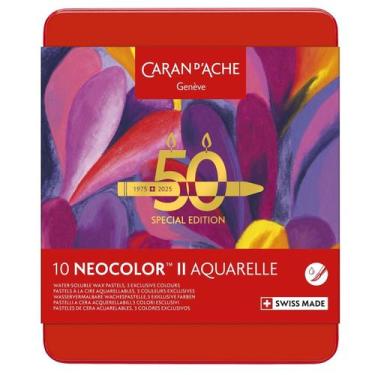 Imagem de Giz Aquarelável Neocolor II Caran d Ache Pop - Caran d'Ache